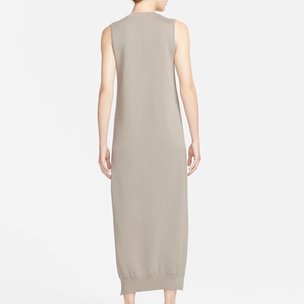 NWOT Nike Every Stitch Considered Khaki dress cotton/silk - Picture 3 of 13